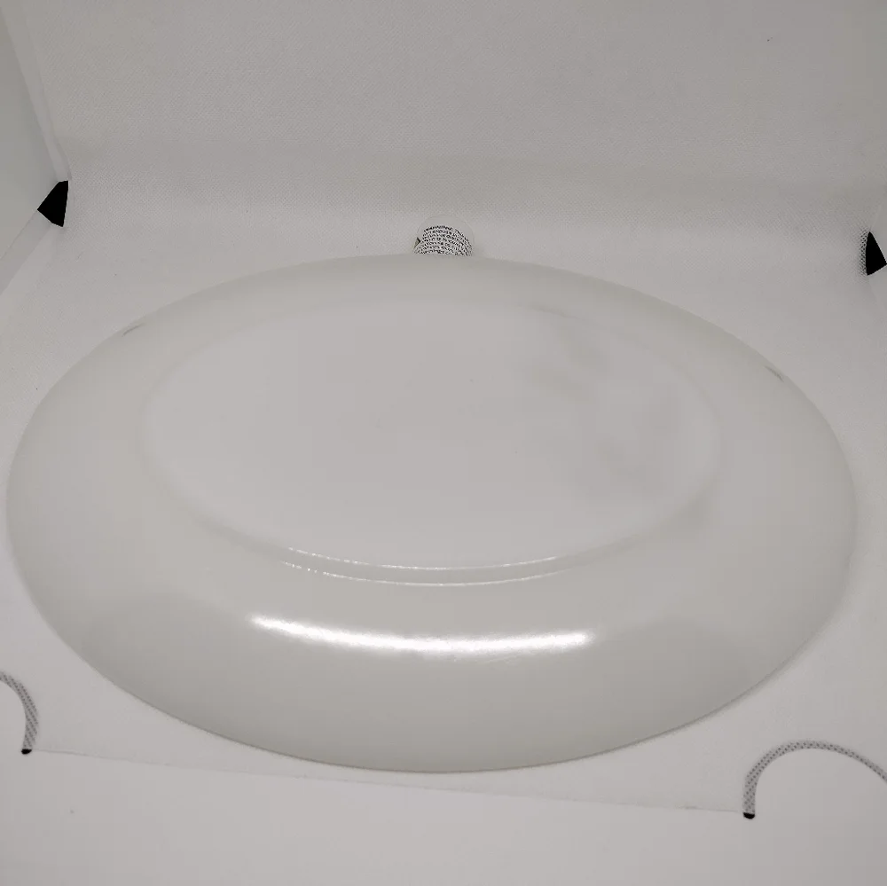 Vintage Fire King Wheat‎ Milk Glass Platter 11.78